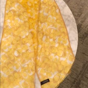 Coach silk scarf